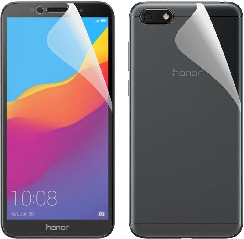 CASE CREATION Front and Back Screen Guard for Huawei Y5 Prime 2018  (Pack of 2)
