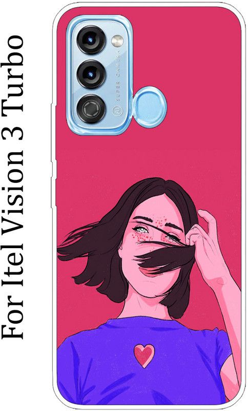 SillyStore Back Cover for Itel Vision 3 Turbo  (Multicolor, Grip Case, Silicon)