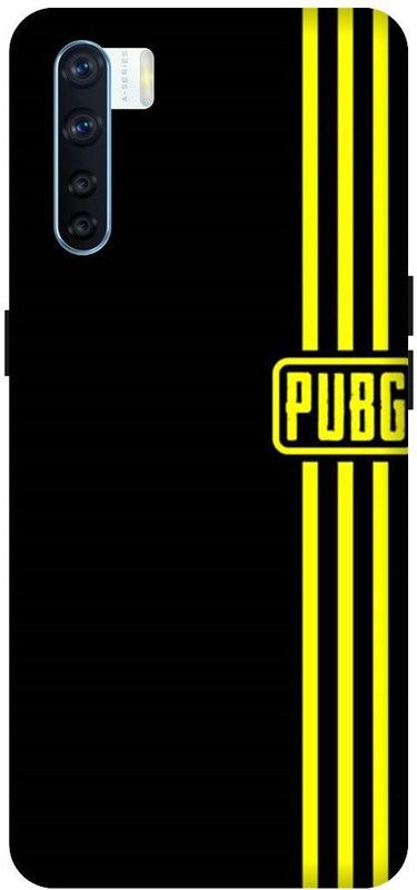 UMPRINT Back Cover for Oppo F15 Pubg Pubg Game Pubg Mobile Printed Back Cover  (Multicolor, Hard Case, Pack of: 1)