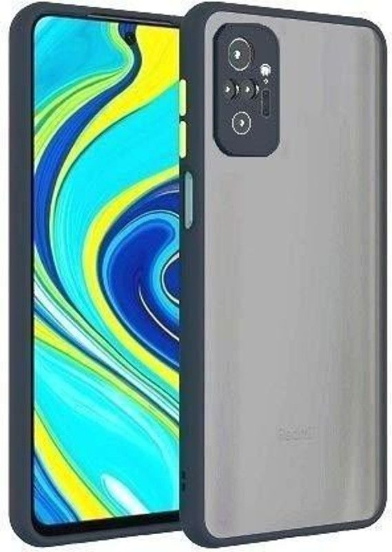 Cermarise Back Cover for Mi Redmi Note 10 Pro Max  (Blue, Camera Bump Protector, Pack of: 1)