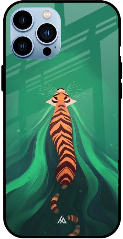 Hocopoco Back Cover for Apple iPhone 13 Pro Max  (Green, Brown, Grip Case, Silicon, Pack of: 1)