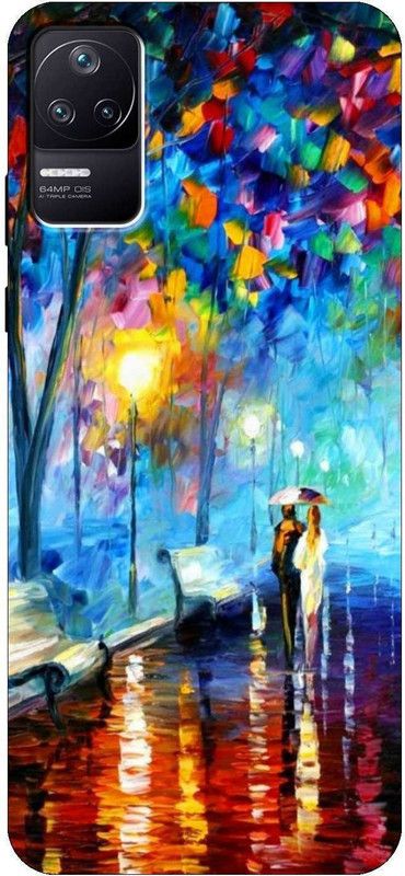 iprinto Back Cover for POCO F4 5G Couples Back Cover  (Multicolor, Hard Case, Pack of: 1)