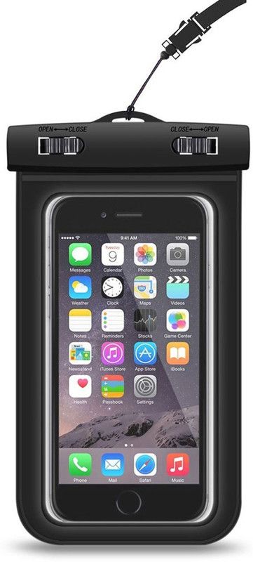 GLOBEX Pouch for Apple iphone 5  (Black, Waterproof)