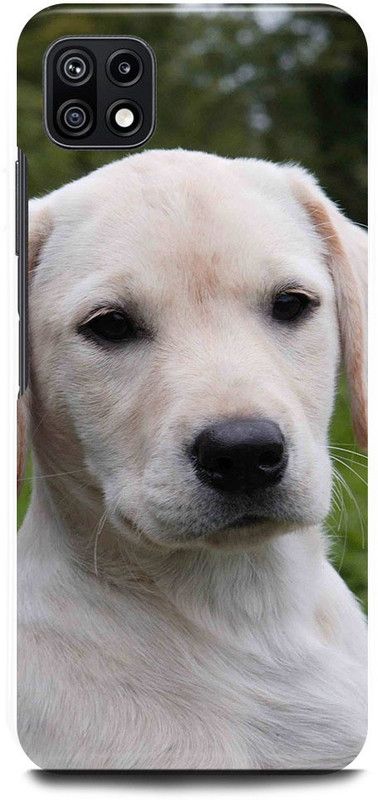 FUGGA Back Cover for SAMSUNG Galaxy A22 5G, WHITE, DOG, PUPPIE, CUTE, DOG  (White, Hard Case, Pack of: 1)