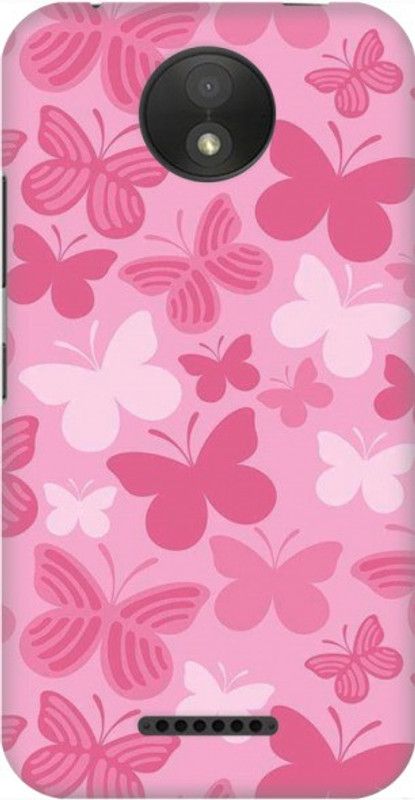 COBIERTAS Back Cover for Motorola Moto C Plus  (Pink, Hard Case)