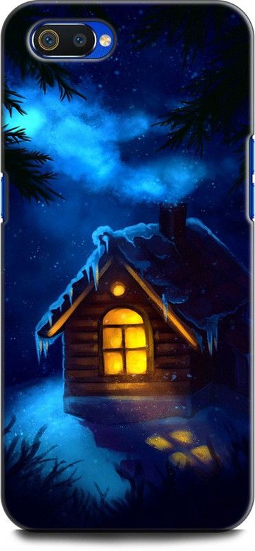 KEYCENT Back Cover for Realme C2 HOME, HOUSE, DARK, NIGHT, LANDSCAPE, NATURE  (Multicolor, Shock Proof, Pack of: 1)