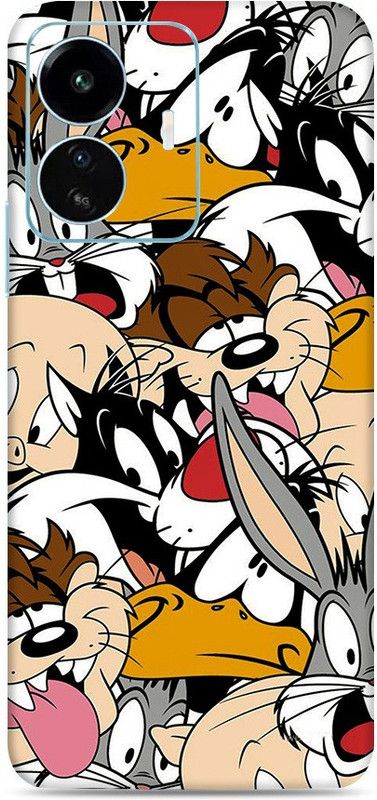 WeCre8 Skin's Vivo Iqoo Z6 Lite 5G Mobile Skin  (Funny An Multicolor Mobile Skin With Cleaning Wipe)
