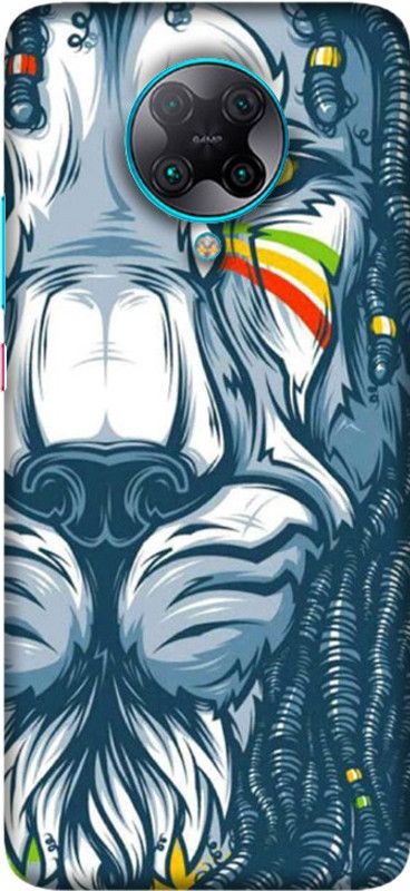 PNBEE Back Cover for Xiaomi Poco F2 Pro, M2004J11G - Lion Print  (Multicolor, Hard Case, Pack of: 1)