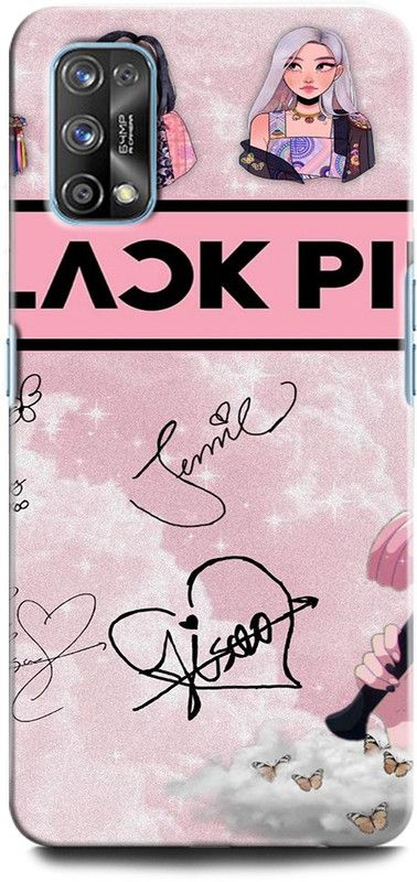 ORBIQE Back Cover for Realme 7 Pro RMX2170 BLACK PINK, SINGER, DANCER, GIRL GROUP, SOUTH KOREA  (Multicolor, Hard Case, Pack of: 1)