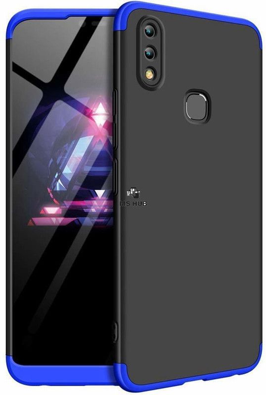 MS HUB Back Cover for Honor 8c  (Blue, Hard Case)