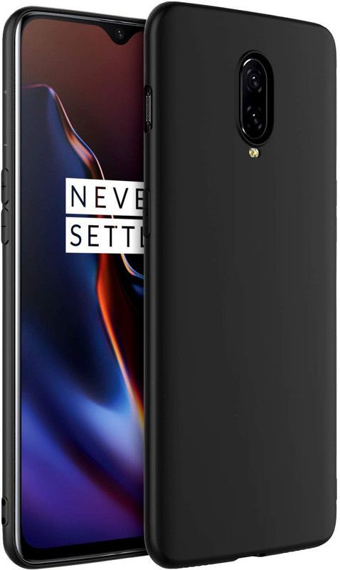 Value Back Cover for OnePlus 6T  (Black, Pack of: 1)