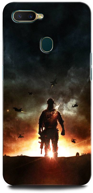 ORBIQE Back Cover for OPPO A12  (Black, Hard Case, Pack of: 1)