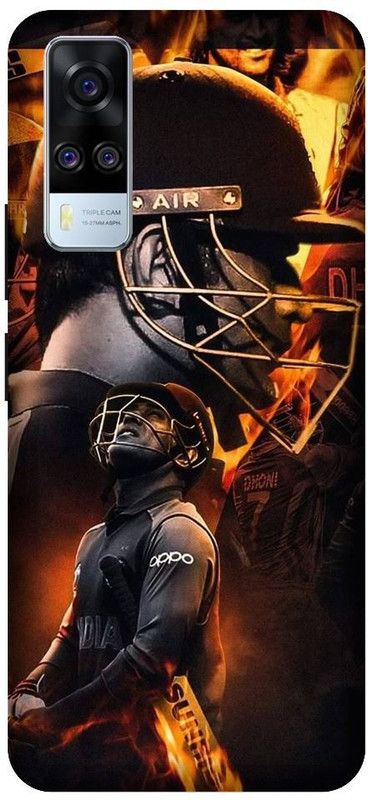 URCHIN Back Cover for Vivo Y51 MS Dhoni, Dhoni, CSK, Dhoni, Mahi, Cricket  (Multicolor, Shock Proof, Pack of: 1)