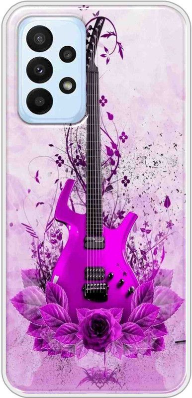 Case Club Back Cover for SAMSUNG Galaxy A23  (Purple, Grip Case, Silicon, Pack of: 1)