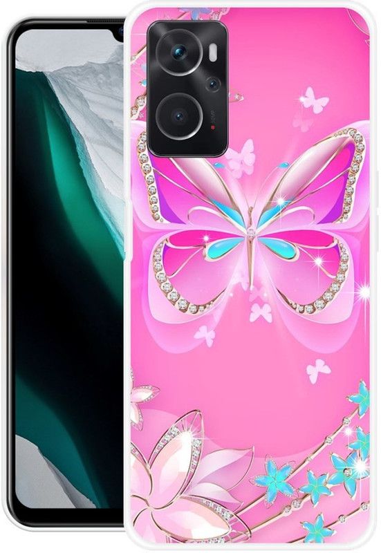 SUPER CASE Back Cover for Oppo K10  (Pink, Grip Case, Silicon)