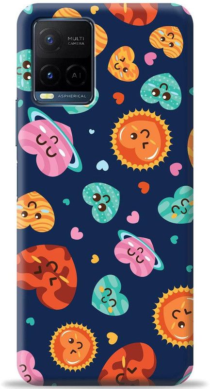 Crafter Back Cover for Vivo Y21  (Multicolor, Shock Proof, Pack of: 1)