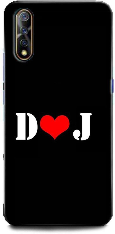 Afterglow Back Cover for Vivo Z1x D J, D LOVES J, NAME, LETTER, ALPHABET, DJ LOVE, HART  (Multicolor, Shock Proof, Pack of: 1)