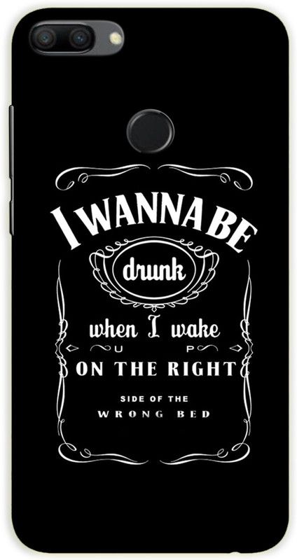 iprinto Back Cover for Honor 9N Quotes Back Cover  (Black, Hard Case, Pack of: 1)