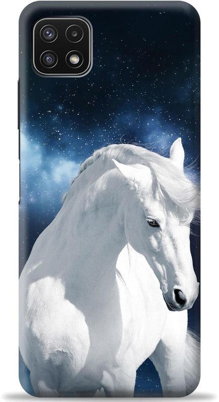 Crafter Back Cover for Samsung Galaxy A22 5G  (White, Shock Proof, Pack of: 1)