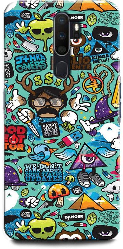 Afterglow Back Cover for OPPO A5 2020 CARY LOGO, LOGO, RSTS, EHTES  (Multicolor, Shock Proof, Pack of: 1)
