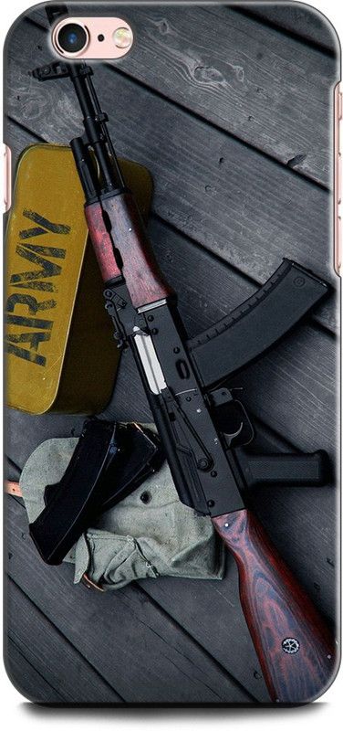 KEYCENT Back Cover for APPLE iPhone 6s Plus GUN, PISTOL, ARMY, MILITARY, REFILE, AMMO, PUBG  (Multicolor, Shock Proof, Pack of: 1)
