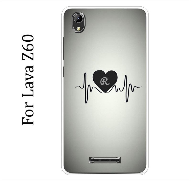 BeauCase Back Cover for Lava Z60  (Grey, Grip Case, Silicon, Pack of: 1)