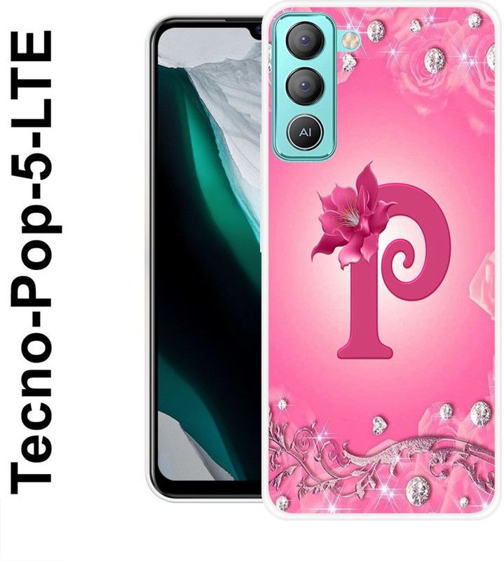 KLC Back Cover for Tecno Pop 5 LTE  (Pink, Grip Case, Silicon)