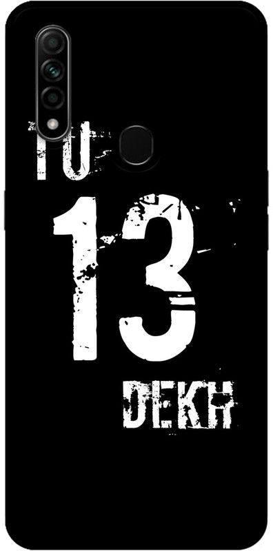 REALKING Back Cover for Oppo A31  (Black, Grip Case, Silicon, Pack of: 1)