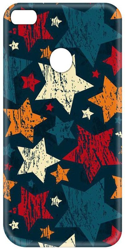 Smutty Back Cover for Oppo F5, CPH1723, CPH1727 - Stars Print  (Multicolor, Hard Case, Pack of: 1)