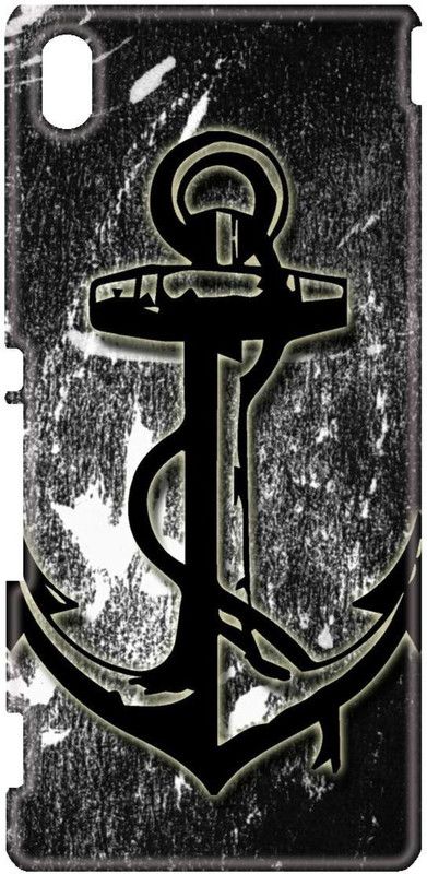 Smutty Back Cover for Sony Xperia M4 Aqua, Sony Xperia M4 Aqua Dual - Anchor Print  (Multicolor, Hard Case, Pack of: 1)