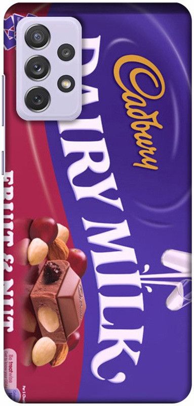 PNBEE Back Cover for Samsung Galaxy A72 5G, SM-A726 - Dairy Milk Print  (Multicolor, Pack of: 1)