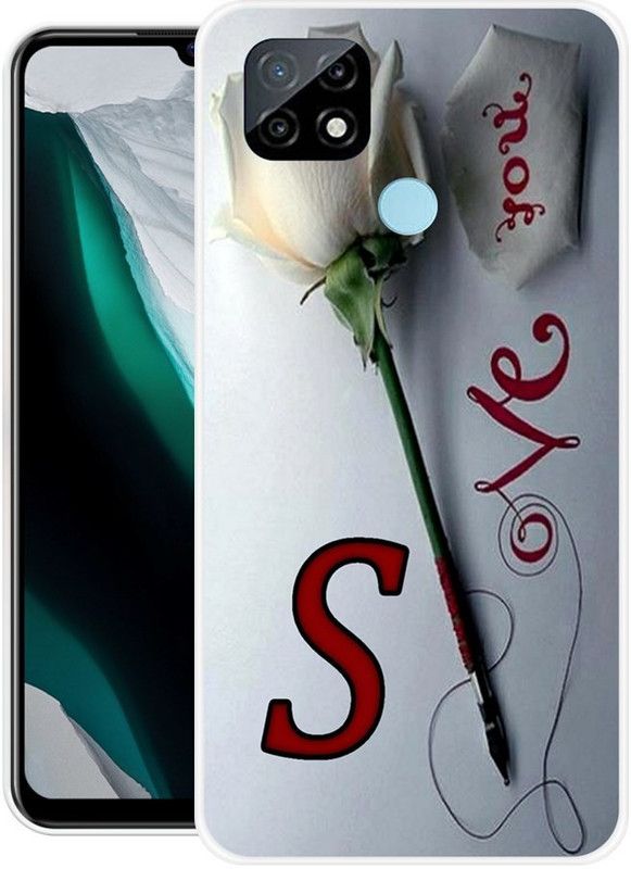 Shivay Mobicase Back Cover for Realme C21  (Grey, Dual Protection, Silicon, Pack of: 1)