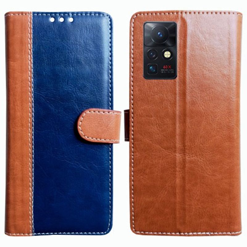Mxkart Flip Cover for Infinix Zero X Pro  (Brown)