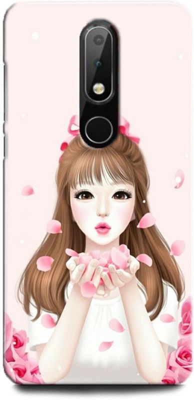 WallCraft Back Cover for Nokia 6.1 Plus  (Multicolor, Dual Protection, Pack of: 1)
