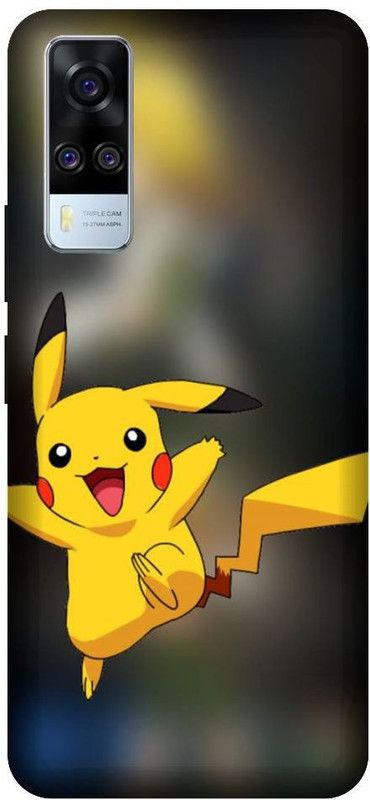 URCHIN Back Cover for Vivo Y31 Pikachu, Cartoon, Pokemon, Cute, Pikachu Pokemon, Love  (Multicolor, Shock Proof, Pack of: 1)
