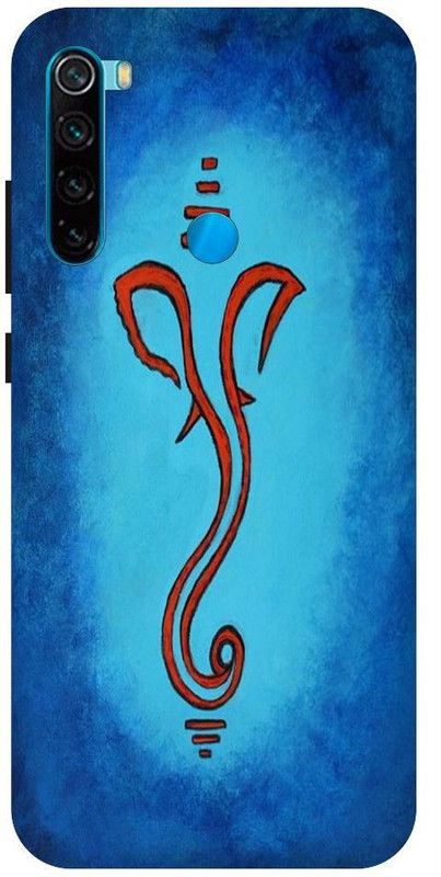NIVUCLUB Back Cover for Redmi Note 8  (Blue, Dual Protection, Silicon, Pack of: 1)