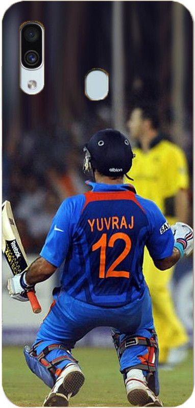 NDCOM Back Cover for Samsung Galaxy M20 Yuvraj Sing Sixer King Printed  (Multicolor, Hard Case, Pack of: 1)
