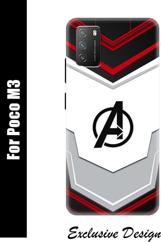 Whippy Back Cover for Poco M3  (Multicolor)