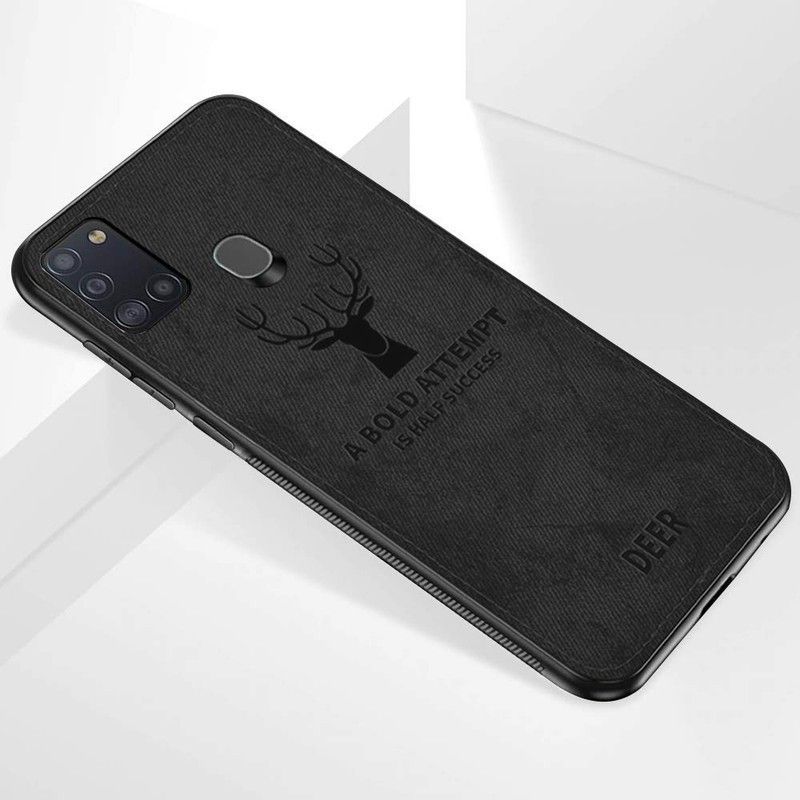 Rakulo Back Cover for Samsung Galaxy A21s  (Black, Dual Protection, Pack of: 1)