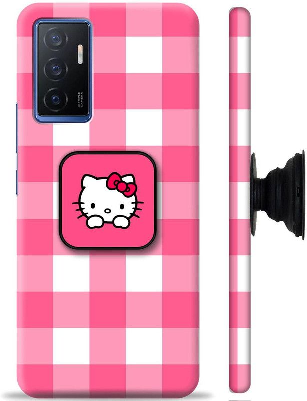 Swagr Back Cover for Vivo V23e 5G  (Pink, White, Pack of: 1)