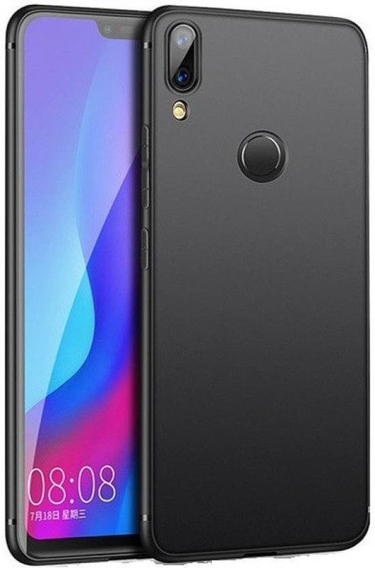 ZIVITE Back Cover for Honor 8X  (Black, Silicon, Pack of: 1)