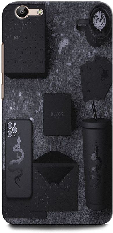 GRAFIQE Back Cover for Vivo Y69 1714 IPHONE, BLVCK BRAND, GUCCI, TEA  (Multicolor, Shock Proof, Pack of: 1)