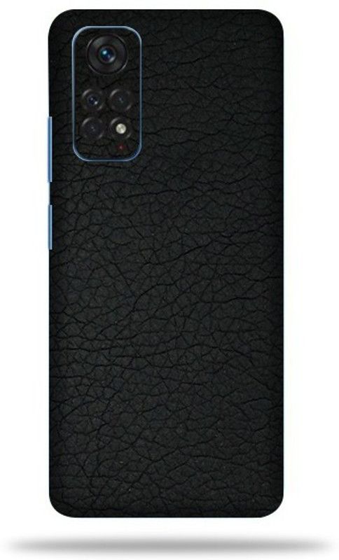 gizmo Xiaomi Note 11 Mobile Skin  (Black Leather skin with ultra matte finish)