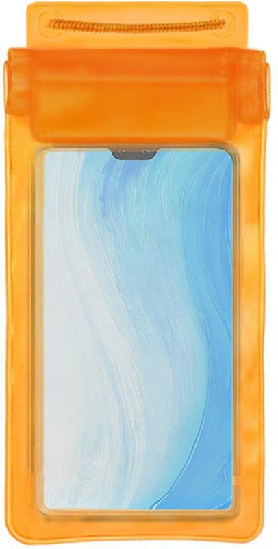 ACM Pouch for Vivo S7 5G  (Orange, Waterproof, Silicon, Pack of: 1)