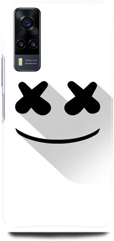 Ignite Back Cover for vivo Y21T, MARSHMELLO DJEDM MUSICSMILEY DJBOY MARSHMELLOW  (White, Hard Case, Pack of: 1)