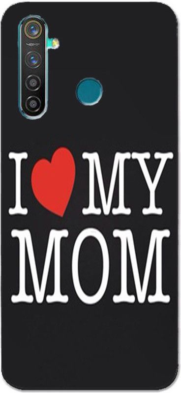 METOO Back Cover for Realme 5i, Love u Mom Design Back Cover Print : 13  (Multicolor, Dual Protection, Silicon, Pack of: 1)