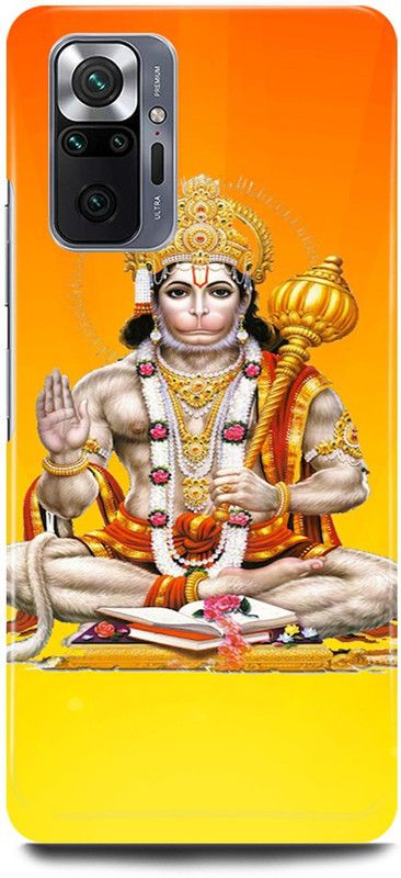 JUGGA Back Cover for Redmi Note 10 Pro Max, HANUMAN, JI, MARUTI, BAJRANG, BALI, BALAJI, JAI SHREE RAM  (Yellow, Hard Case, Pack of: 1)