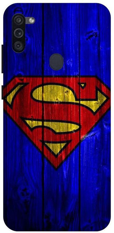URCHIN Back Cover for Samsung M11 Superman, Superman Logo, Wallpaper, Superhero, DC comic, Movie, Comic  (Multicolor, Shock Proof, Pack of: 1)