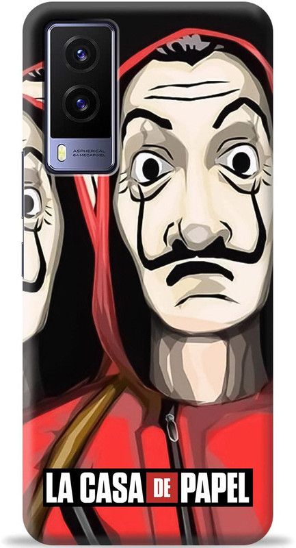 Coverpur Back Cover for Vivo V21e 5G  (Red, Shock Proof, Pack of: 1)