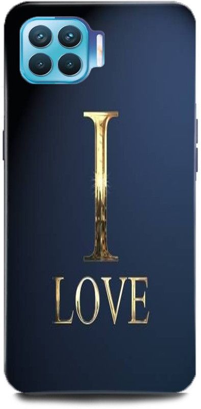 MP ARIES MOBILE COVER Back Cover for OPPO F17, CPH2095, I LETTER I ALPHABET I LOVE I NAME  (Multicolor, Hard Case, Pack of: 1)